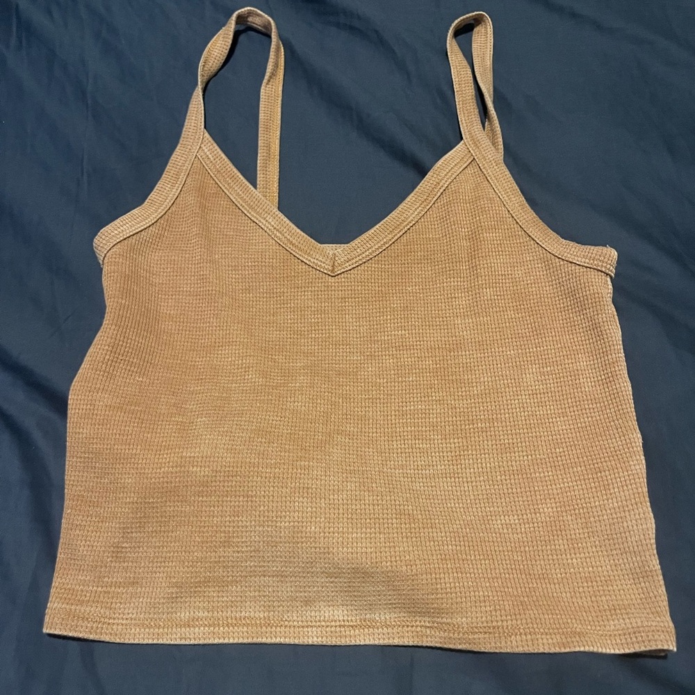 American Eagle Outfitters Pink Ribbed Camisole